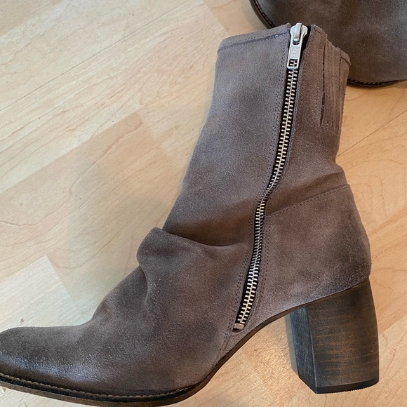 Jeffrey Campbell gray suede bootie - Picture 2 of 5